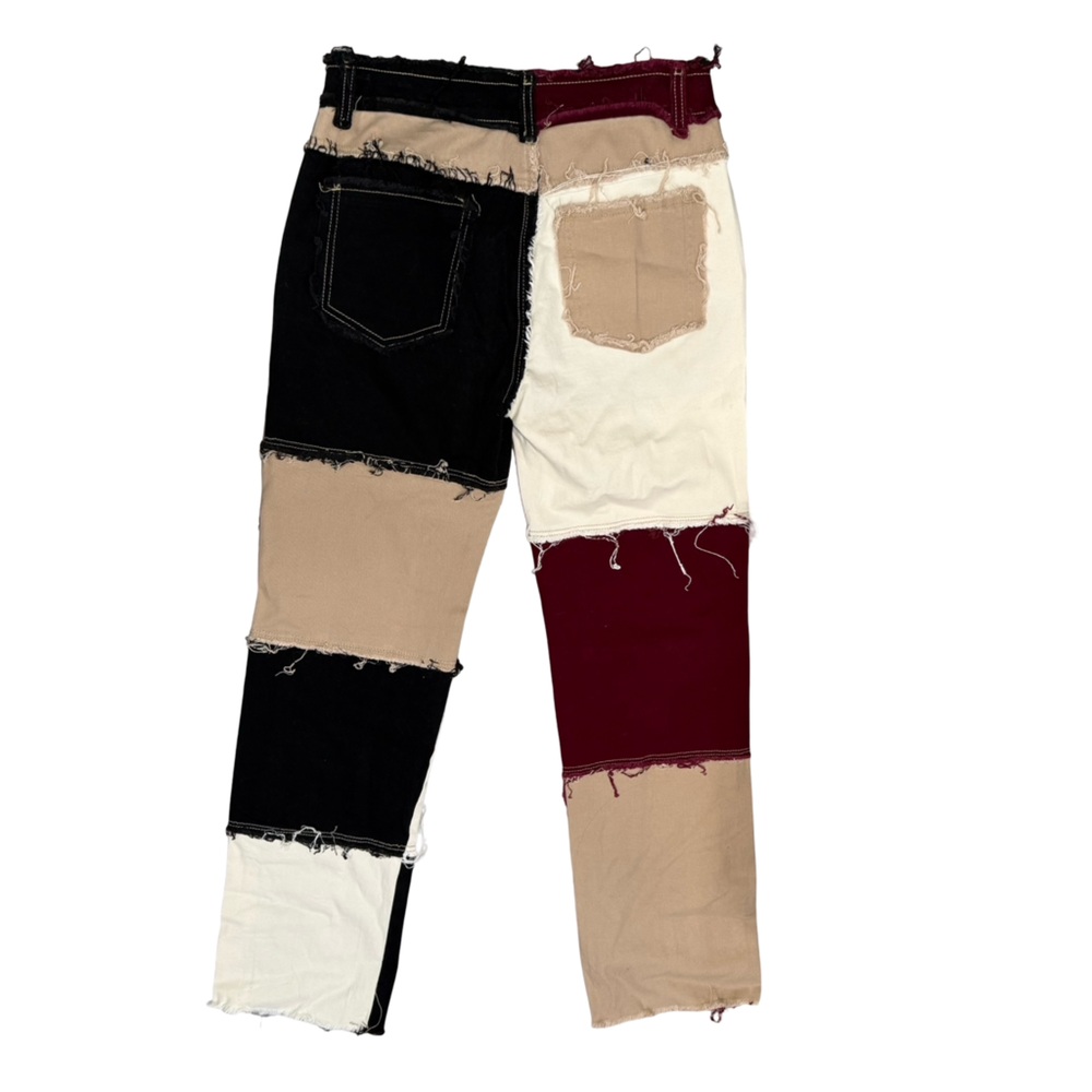 FSU Patchwork Denim Pants - image 3